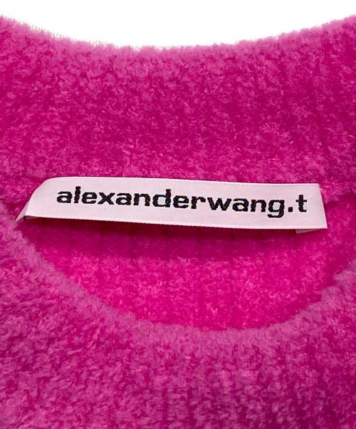 ALEXANDER WANG（アレキサンダー・ワン）ALEXANDER WANG (アレキサンダー・ワン) ケーブルニット ショッキングピンク サイズ:Mの古着・服飾アイテム