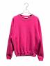 BALENCIAGA（バレンシアガ）の古着「ロゴスウェット」｜ショッキングピンク