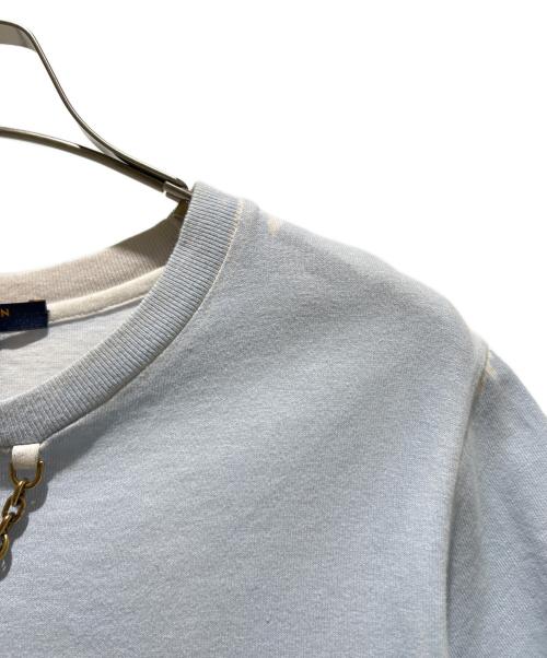 LOUIS VUITTON（ルイ ヴィトン）LOUIS VUITTON (ルイ ヴィトン) 23SS Chain Design Logo T-Shirt チェーンデザインロゴTシャツ RW231W OB0 FOTS19 スカイブルー サイズ:XSの古着・服飾アイテム