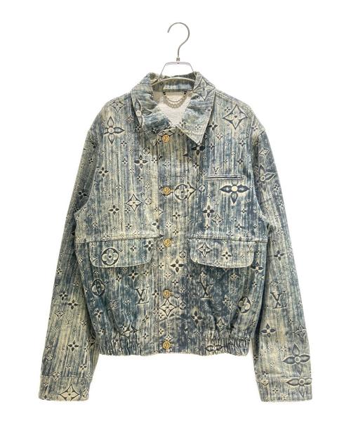 LOUIS VUITTON（ルイ ヴィトン）LOUIS VUITTON (ルイ ヴィトン) モノグラムテーラードデニムジャケット インディゴ サイズ:46の古着・服飾アイテム