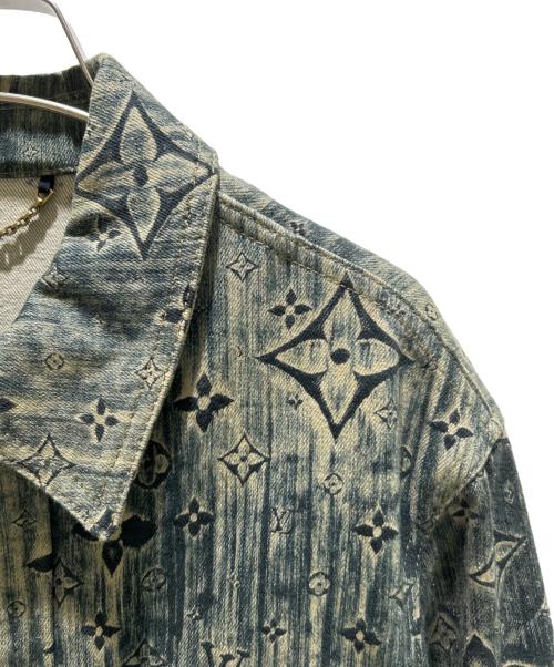 LOUIS VUITTON（ルイ ヴィトン）LOUIS VUITTON (ルイ ヴィトン) モノグラムテーラードデニムジャケット インディゴ サイズ:46の古着・服飾アイテム