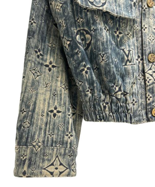 LOUIS VUITTON（ルイ ヴィトン）LOUIS VUITTON (ルイ ヴィトン) モノグラムテーラードデニムジャケット インディゴ サイズ:46の古着・服飾アイテム
