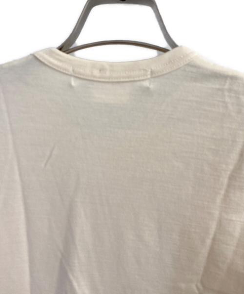 COMME des GARCONS COMME des GARCONS（コムデギャルソン コムデギャルソン）COMME des GARCONS COMME des GARCONS (コムデギャルソン コムデギャルソン) レースフリル切替ニット ホワイト サイズ:ＸＳの古着・服飾アイテム