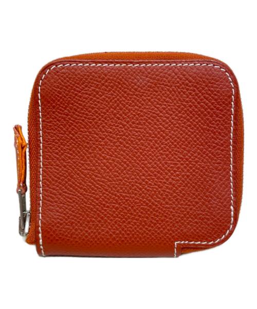 HERMES（エルメス）HERMES (エルメス) アザップシルクインコインケース レッド系の古着・服飾アイテム