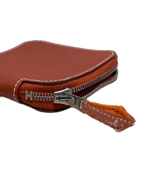 HERMES（エルメス）HERMES (エルメス) アザップシルクインコインケース レッド系の古着・服飾アイテム