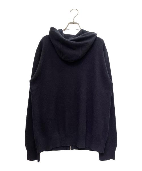 HERMES（エルメス）HERMES (エルメス) カシミヤジップパーカー ネイビー サイズ:Ｍの古着・服飾アイテム