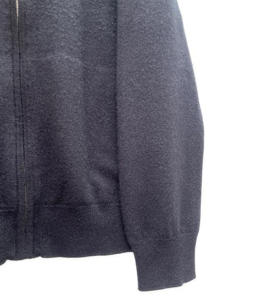 HERMES（エルメス）HERMES (エルメス) カシミヤジップパーカー ネイビー サイズ:Ｍの古着・服飾アイテム