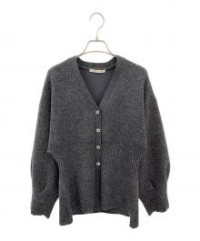 ne quittez pas（ヌキテパ）の古着「フレアカーディガン」｜グレー