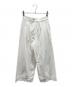 ne quittez pas (ヌキテパ) Poplin Dobby Hem Lace Pants/裾レースワイドパンツ ホワイト サイズ:M：10000円