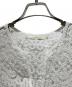 中古・古着 ne quittez pas (ヌキテパ) Cotton Jacquard Lace Yoke Top スリーブ レース ペプラム ジレ/010252WJ1 ホワイト サイズ:FREE：12000円