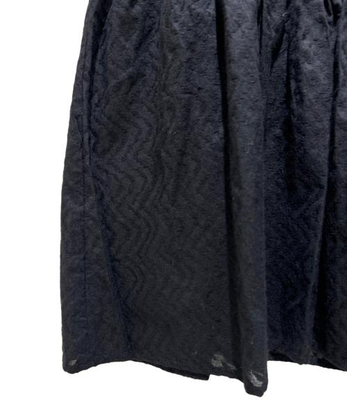 ne quittez pas（ヌキテパ）ne quittez pas (ヌキテパ) Cotton Jacquard Lace Yoke Top/コットンジャカード レースヨークトップ/010252WJ1 ブラック サイズ:FREEの古着・服飾アイテム