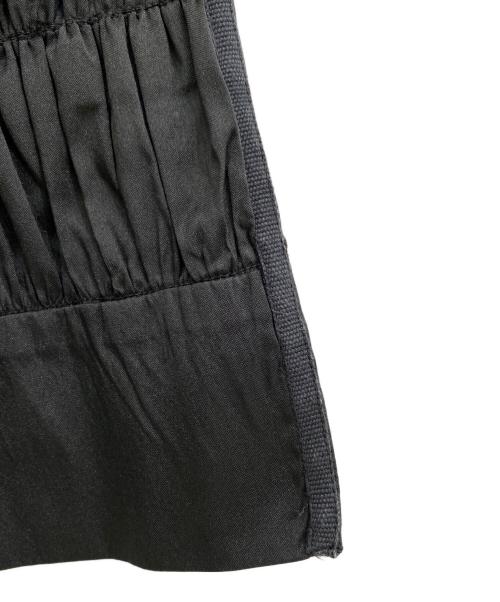 ne quittez pas（ヌキテパ）ne quittez pas (ヌキテパ) Poly Dupion Frill Skirt ブラック サイズ:Mの古着・服飾アイテム