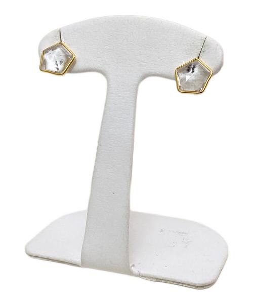 NO BRAND（ノーブランド）NO BRAND (ノーブランド) クリアストーンピアスの古着・服飾アイテム