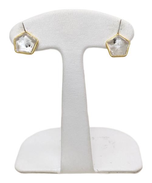 NO BRAND（ノーブランド）NO BRAND (ノーブランド) クリアストーンピアスの古着・服飾アイテム