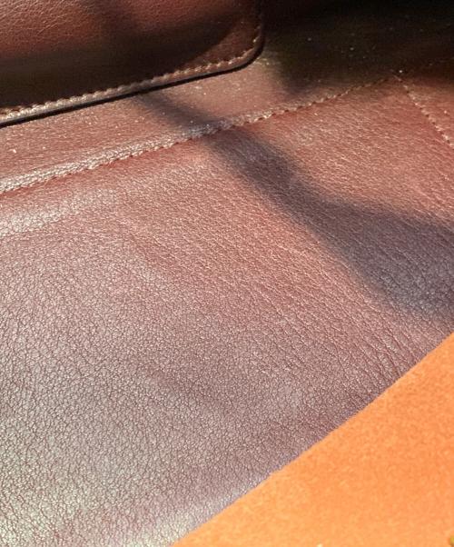 LOEWE（ロエベ）LOEWE (ロエベ) アマソナ ハンドバッグ ワインレッドの古着・服飾アイテム