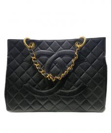 CHANELシャネル）の古着「チェーンハンドバッグ」｜ブラック