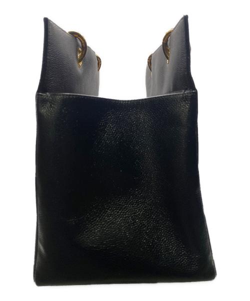 CHANEL（シャネル）CHANEL (シャネル) チェーンハンドバッグ ブラックの古着・服飾アイテム