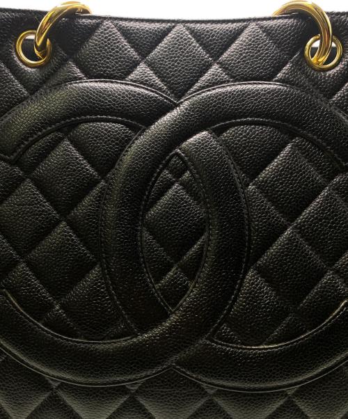CHANEL（シャネル）CHANEL (シャネル) チェーンハンドバッグ ブラックの古着・服飾アイテム