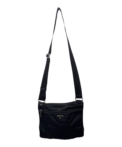 PRADA（プラダ）PRADA (プラダ) トライアングルロゴショルダーバッグ/BT175Z ブラック サイズ:-の古着・服飾アイテム