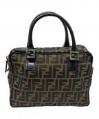 FENDIフェンディ）の古着「ハンドバッグ　ズッカ」｜ブラウン