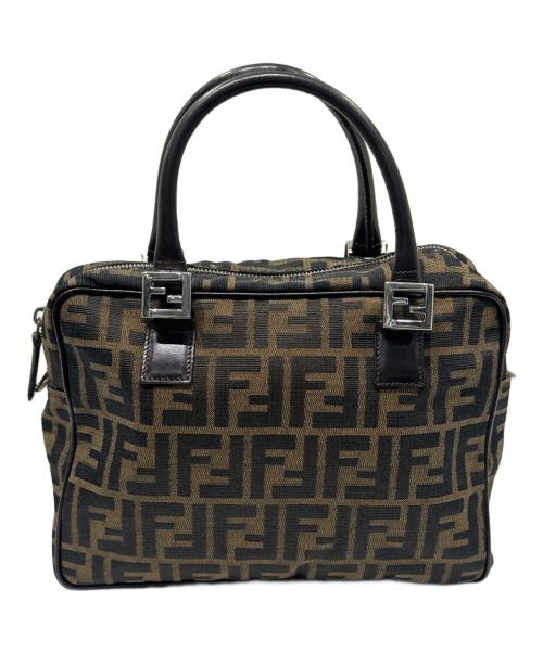 FENDI（フェンディ）FENDI (フェンディ) ハンドバッグ　ズッカ ブラウンの古着・服飾アイテム