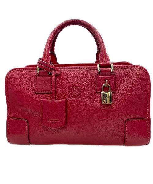 LOEWE（ロエベ）LOEWE (ロエベ) アマソナ ハンドバッグ ショッキングピンクの古着・服飾アイテム