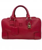 LOEWEロエベ）の古着「アマソナ28 ミニボストンバッグ」｜ショッキングピンク