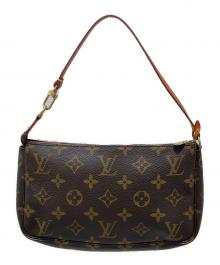 LOUIS VUITTON（ルイ ヴィトン）の古着「モノグラムポシェットアクセソワール」｜ブラウン