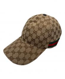 GUCCI（グッチ）の古着「GGキャップ」｜ベージュ