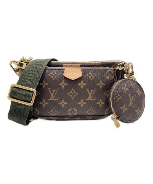 LOUIS VUITTON（ルイ ヴィトン）LOUIS VUITTON (ルイ ヴィトン) ミュルティ ポシェット アクセソワール カーキの古着・服飾アイテム