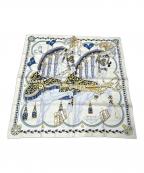 HERMESエルメス）の古着「Carre 90/カレ 90/HARNAIS DE COUR/宮廷の馬具」｜ベージュ