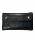 CHROME HEARTS（クロムハーツ）の古着「WAVE CROSS BTN/クロスボタン ウェーブウォレット/ロングウォレット」｜ブラック