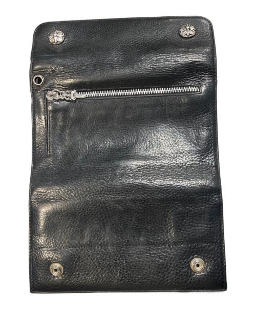 CHROME HEARTS（クロムハーツ）CHROME HEARTS (クロムハーツ) WAVE CROSS BTN ブラックの古着・服飾アイテム
