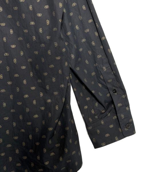 BALENCIAGA（バレンシアガ）BALENCIAGA (バレンシアガ) BB logo shirt ブラック サイズ:40の古着・服飾アイテム