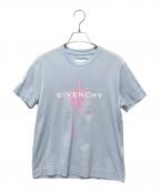 GIVENCHYジバンシィ）の古着「プリントTシャツ」｜スカイブルー