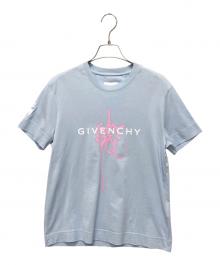 GIVENCHY（ジバンシィ）の古着「プリントTシャツ」｜スカイブルー