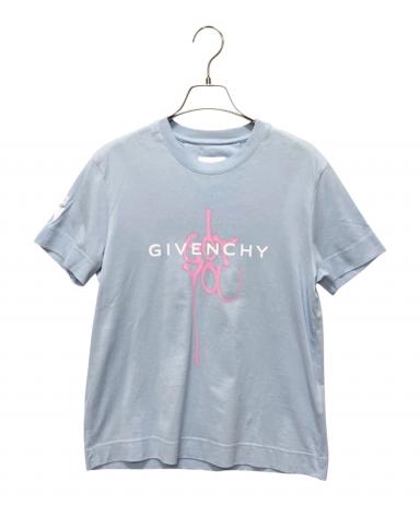 中古・古着通販】GIVENCHY (ジバンシィ) プリントTシャツ スカイブルー