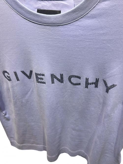 GIVENCHY（ジバンシィ）GIVENCHY (ジバンシィ) ラインストーンロゴTシャツ/BW70AS3YGQ パープル サイズ:Sの古着・服飾アイテム