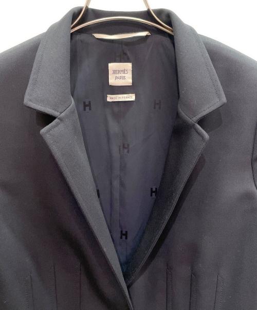 HERMES（エルメス）HERMES (エルメス) 1Bテーラードジャケット ネイビー サイズ:38の古着・服飾アイテム