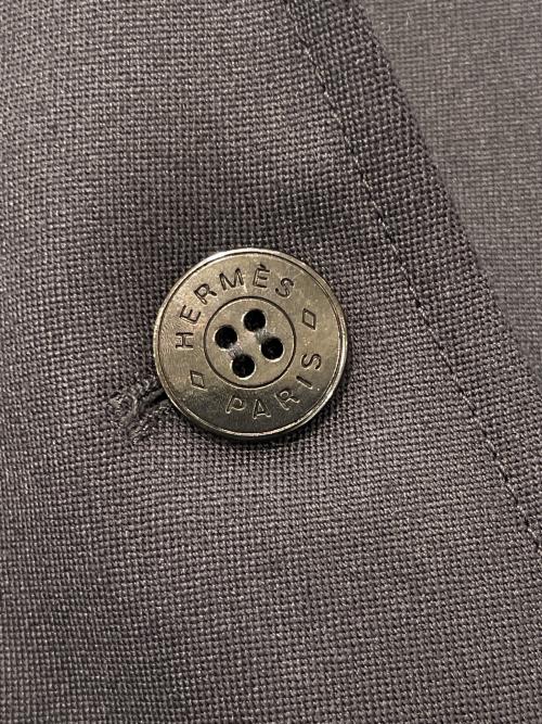 HERMES（エルメス）HERMES (エルメス) 1Bテーラードジャケット ネイビー サイズ:38の古着・服飾アイテム