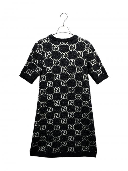 GUCCI（グッチ）GUCCI (グッチ) GGニットワンピース ブラック サイズ:Sの古着・服飾アイテム