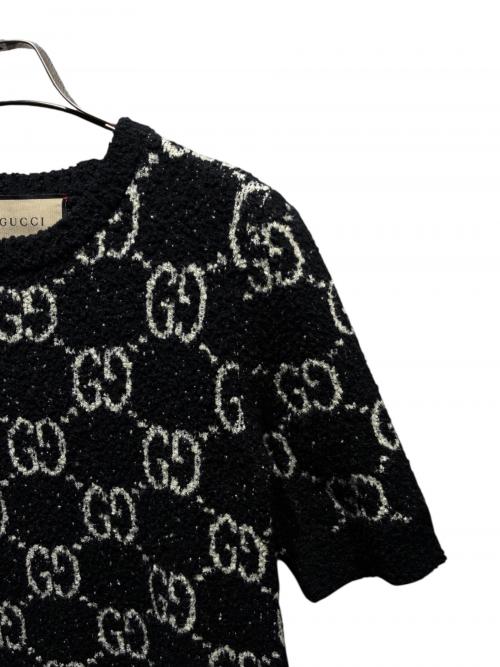 GUCCI（グッチ）GUCCI (グッチ) GGニットワンピース ブラック サイズ:Sの古着・服飾アイテム
