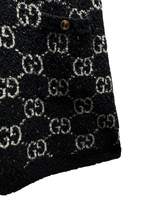 GUCCI（グッチ）GUCCI (グッチ) GGニットワンピース ブラック サイズ:Sの古着・服飾アイテム