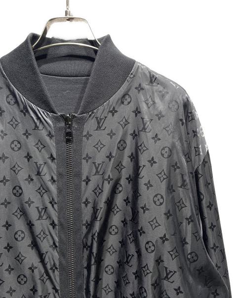 LOUIS VUITTON（ルイ ヴィトン）LOUIS VUITTON (ルイ ヴィトン) モノグラムリバーシブルジャケット/レザー/RM241Q ZLW HON40W ブラック サイズ:Lの古着・服飾アイテム