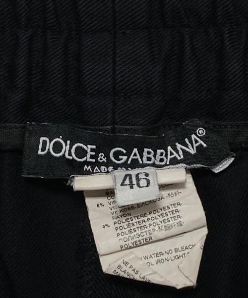 DOLCE & GABBANA（ドルチェ＆ガッバーナ）DOLCE & GABBANA (ドルチェ＆ガッバーナ) ローズジップカーゴパンツ ブラック サイズ:46の古着・服飾アイテム