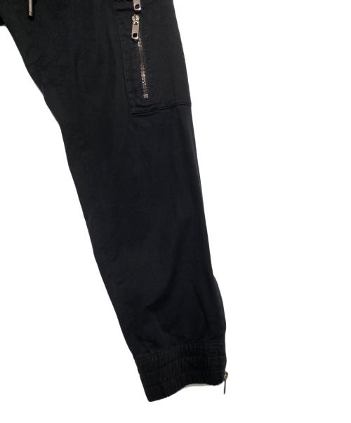 DOLCE & GABBANA（ドルチェ＆ガッバーナ）DOLCE & GABBANA (ドルチェ＆ガッバーナ) ローズジップカーゴパンツ ブラック サイズ:46の古着・服飾アイテム