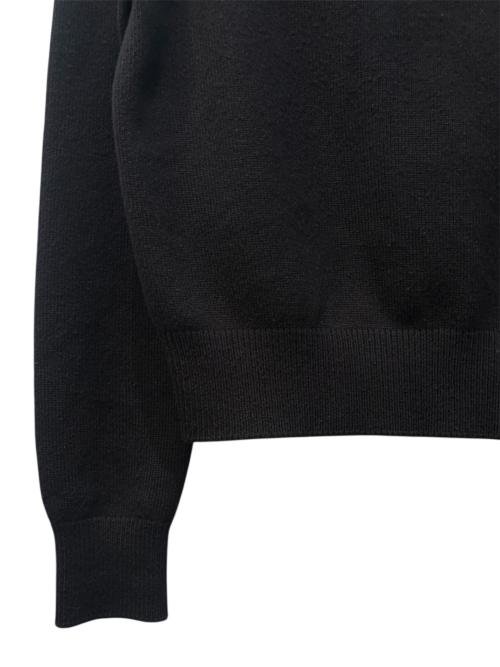 CHANEL（シャネル）CHANEL (シャネル) ココマークエンブレムニット ブラック サイズ:36の古着・服飾アイテム