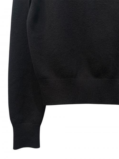 CHANEL（シャネル）CHANEL (シャネル) ココマークエンブレムニット ブラック サイズ:36の古着・服飾アイテム