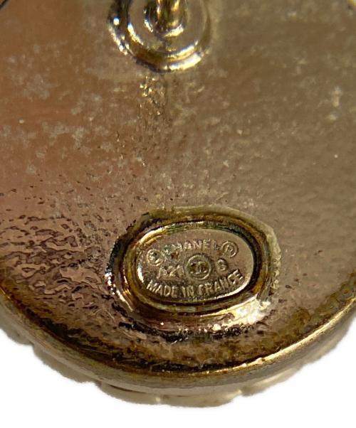 CHANEL（シャネル）CHANEL (シャネル) サークルココマークピアス ゴールド×クリアの古着・服飾アイテム