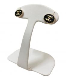 CHANEL（シャネル）の古着「ココマークオーバルピアス」｜ブラック